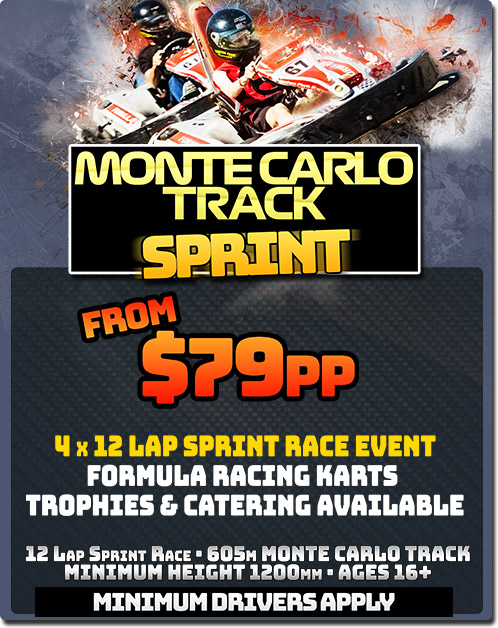 Monte Carlo Track Sprint