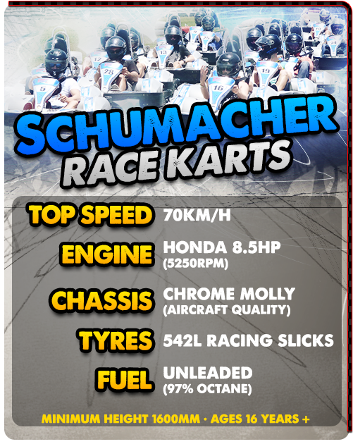 Friday night challenge Schumacher karts