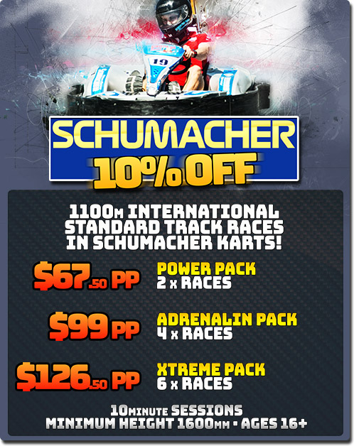 Schumacher Race Kart Gift Vouchers